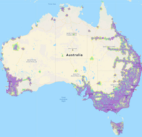 Ozitel Optus Coverage Ozitel Optus Coverage