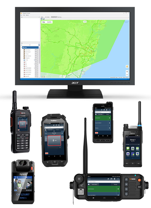 Ozitel-phones Ozitel Networks Push-to-Talk Solutions